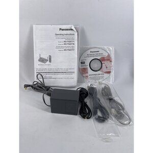 Panasonic KX-TG5776S Phone Plug USB replacement Manual Disc
